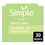 Simple 27222CT Eye And Skin Care, Eye Make-Up Remover Pads, 30/Pack, 6 Packs/Carton, Price/CT