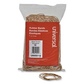 Universal UNV00119 Rubber Bands, Size 19, 3-1/2 X 1/16, 1240 Bands/1lb Pack