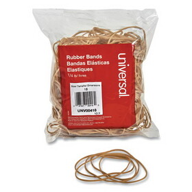 Universal UNV00418 Rubber Bands, Size 18, 3 X 1/16, 400 Bands/1/4lb Pack