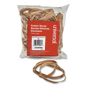 Universal UNV00464 Rubber Bands, Size 64, 3-1/2 X 1/4, 80 Bands/1/4lb Pack