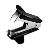 Universal UNV00700 Jaw Style Staple Remover, Black