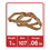 Universal UNV01107 Rubber Bands, Size 107, 7 X 5/8, 40 Bands/1lb Pack, Price/PK