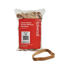 Universal UNV01107 Rubber Bands, Size 107, 7 X 5/8, 40 Bands/1lb Pack
