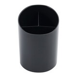 Universal UNV08108 Recycled Big Pencil Cup, Plastic, 4 1/4 Dia. X 5 3/4, Black