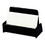 Universal UNV08109 Business Card Holder, Capacity 50 3 1/2 X 2 Cards, Black, Price/EA