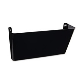 UNIVERSAL OFFICE PRODUCTS UNV08122 Recycled Wall File, Add-On Pocket, Plastic, Black