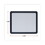 Universal UNV08165 Recycled Cubicle Dry Erase Board, 15.88 x 12.88, White Surface, Charcoal Plastic Frame, Price/EA