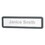 Universal UNV08223 Recycled Cubicle Nameplate With Rounded Corners, 9 1/8 X 2 1/4, Charcoal, Price/EA