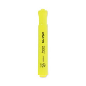Universal UNV08866 Desk Highlighter Value Pack, Fluorescent Yellow Ink, Chisel Tip, Yellow Barrel, 36/Pack