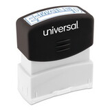 Universal UNV10058 Message Stamp, E-Mailed, Pre-Inked One-Color, Blue
