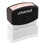 Universal UNV10067 Message Stamp, Received, Pre-Inked One-Color, Red, Price/EA
