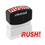 Universal UNV10069 Message Stamp, Rush, Pre-Inked One-Color, Red, Price/EA