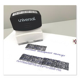 Universal UNV10136 Security Stamp, Obscures Area 1.69 x 0.56, Black