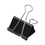 Universal UNV10199VP Binder Clip Zip-Seal Bag Value Pack, Mini, Black/Silver, 144/Pack, Price/PK