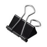 UNIVERSAL OFFICE PRODUCTS UNV10199 Mini Binder Clips, Steel Wire, 1/4