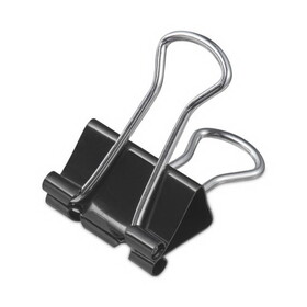 Universal UNV10200VP3 Small Binder Clips, Steel Wire, 3/8" Capacity, 3/4" Wide, Black/silver, 36/pack