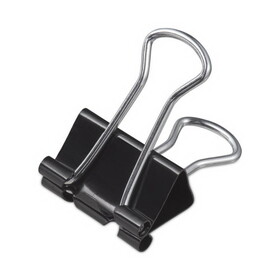 Universal UNV10200VP Small Binder Clips, Steel Wire, 3/8" Capacity, 3/4" Wide, Black/silver, 144/pack