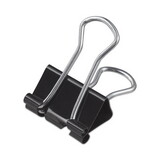 Universal UNV10200 Small Binder Clips, Steel Wire, 3/8