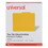 Universal UNV10204 Pressboard Classification Folders, Letter, Four-Section, Yellow, 10/box, Price/BX