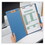 Universal UNV10211 Bright Colored Pressboard Classification Folders, 2" Expansion, 1 Divider, 4 Fasteners, Legal Size, Cobalt Blue, 10/Box, Price/BX