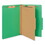 Universal UNV10212 Pressboard Folder, Legal, Four-Section, Emerald Green, 10/box, Price/BX