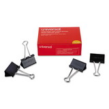 Universal UNV10220 Large Binder Clips, Steel Wire, 1