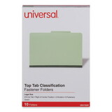 Universal UNV10281 Six-Section Pressboard Classification Folders, 2