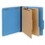Universal UNV10301 Pressboard Classification Folders, Letter, Six-Section, Cobalt Blue, 10/box, Price/BX