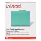Universal UNV10302 Bright Colored Pressboard Classification Folders, 2