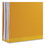Universal UNV10304 Pressboard Classification Folders, Letter, Six-Section, Yellow, 10/box, Price/BX