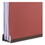 Universal UNV10315 Pressboard End Tab Classification Folders, Letter, Six-Section, Red, 10/box, Price/BX