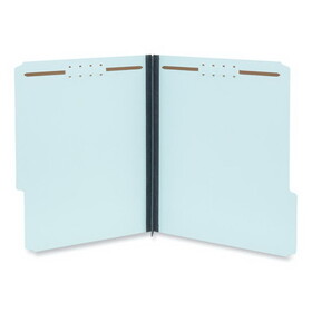Universal UNV10401 Top Tab Classification Folders, 2" Expansion, Letter Size, Light Blue, 25/Box