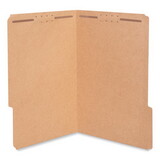 Universal UNV10412 Reinforced Top Tab Fastener Folders, 2 Fasteners, Legal Size, Brown Kraft Exterior, 50/Box