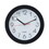 Universal UNV10421 Round Wall Clock, 9 3/4", Black, Price/EA