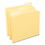 Universal UNV10504 File Folders, 1/3 Cut One-Ply Top Tab, Letter, Yellow/light Yellow, 100/box, Price/BX