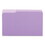 Universal UNV10525 File Folders, 1/3 Cut One-Ply Top Tab, Legal, Violet/light Violet, 100/box, Price/BX