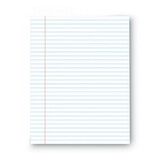 Universal UNV11000 Glue Top Writing Pads, Legal Rule, Letter, White, 50-Sheet Pads/pack, Dozen