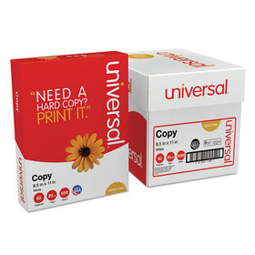 Universal UNV11289 Copy Paper Convenience Carton, 92 Bright, 20 lb Bond Weight, 8.5 x 11, White, 500 Sheets/Ream, 5 Reams/Carton