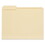 Universal UNV12113 File Folders, 1/3 Cut Assorted, One-Ply Top Tab, Letter, Manila, 100/box, Price/BX