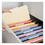Universal UNV12115 File Folders, 1/5 Cut Assorted, One-Ply Top Tab, Letter, Manila, 100/box, Price/BX