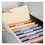 Universal UNV12122 File Folders, 1/3 Cut Second Position, One-Ply Top Tab, Letter, Manila, 100/box, Price/BX