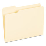 Universal UNV12213 Recycled Interior File Folders, 1/3 Cut Top Tab, Letter, Manila, 100/box