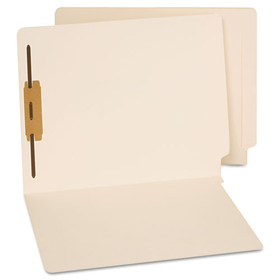 Universal UNV13110 End Tab Folders, One Fastener, Letter, Manila, 50/box