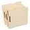 Universal UNV13420 Deluxe Reinforced Top Tab Fastener Folders, 0.75" Expansion, 2 Fasteners, Letter Size, Manila Exterior, 50/Box, Price/BX
