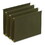 Universal UNV14142 Two Inch Box Bottom Pressboard Hanging Folder, Letter, Standard Green, 25/box, Price/BX