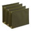 Universal UNV14143 Three Inch Box Bottom Pressboard Hanging Folder, Letter, Standard Green, 25/box, Price/BX