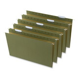 Universal UNV14151 One Inch Box Bottom Pressboard Hanging Folder, Legal, Standard Green, 25/box
