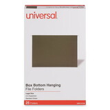 Universal UNV14152 Box Bottom Hanging File Folders, 2