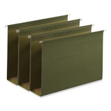 Universal UNV14153 Three Inch Box Bottom Pressboard Hanging Folders, Legal, Standard Green, 25/box