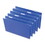 Universal UNV14216 Hanging File Folders, 1/5 Tab, 11 Point Stock, Legal, Blue, 25/box, Price/BX